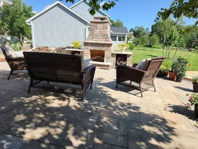 Concrete contractors job in the NewBo neighborhood of Cedar Rapids